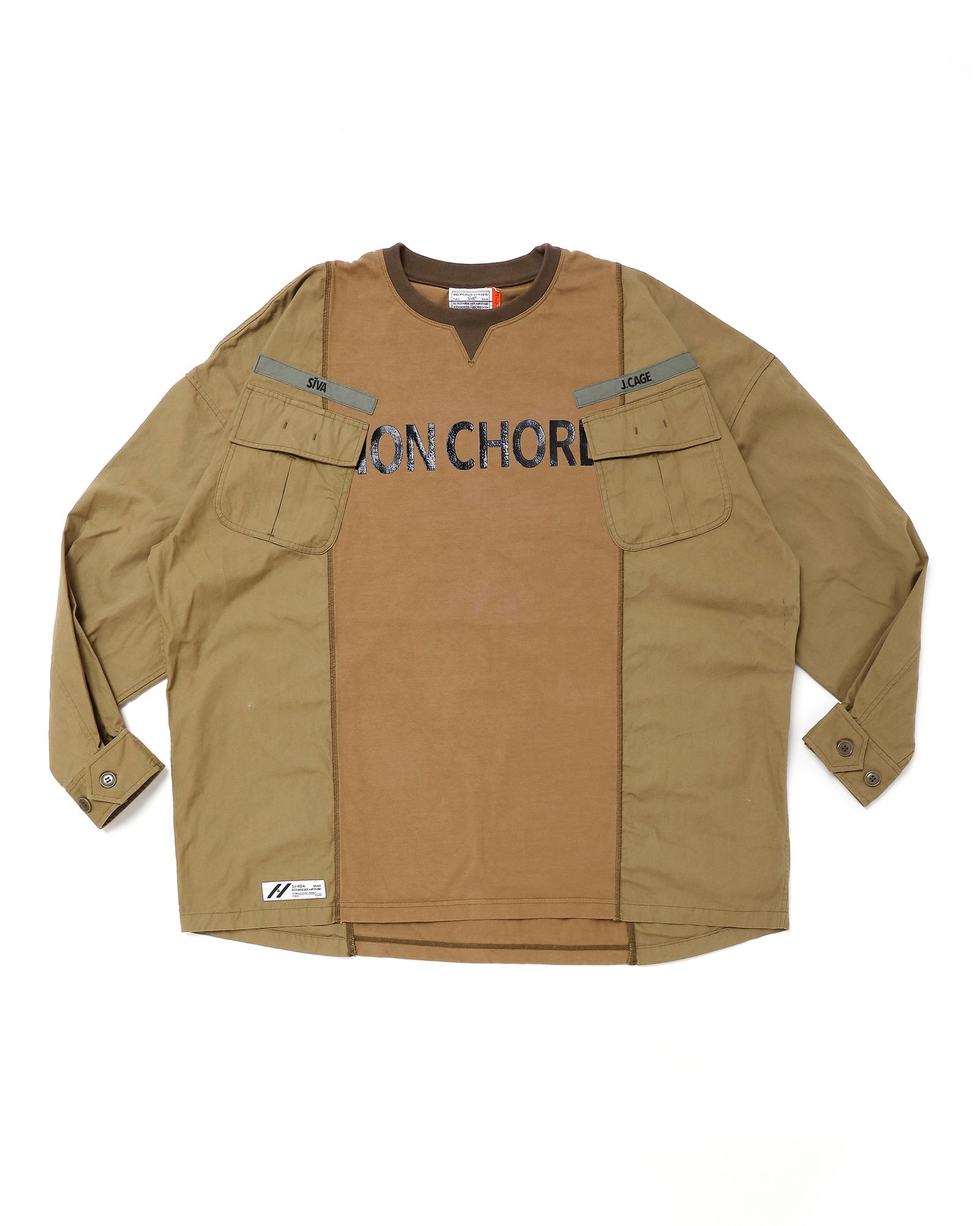 「予約商品」JUNGLE-FATIGUE WIDE SHIRTS # c/SAND