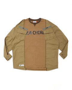 「予約商品」JUNGLE-FATIGUE WIDE SHIRTS # c/SAND