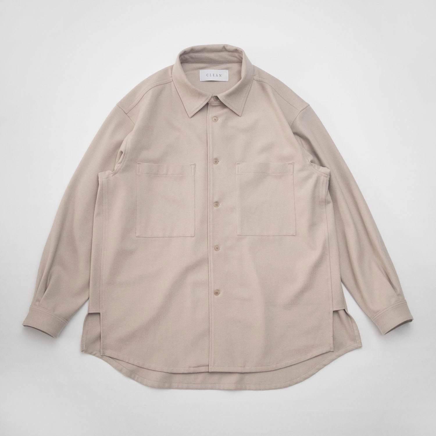 OVERSIZED HEAVY SHIRT (IVORY)