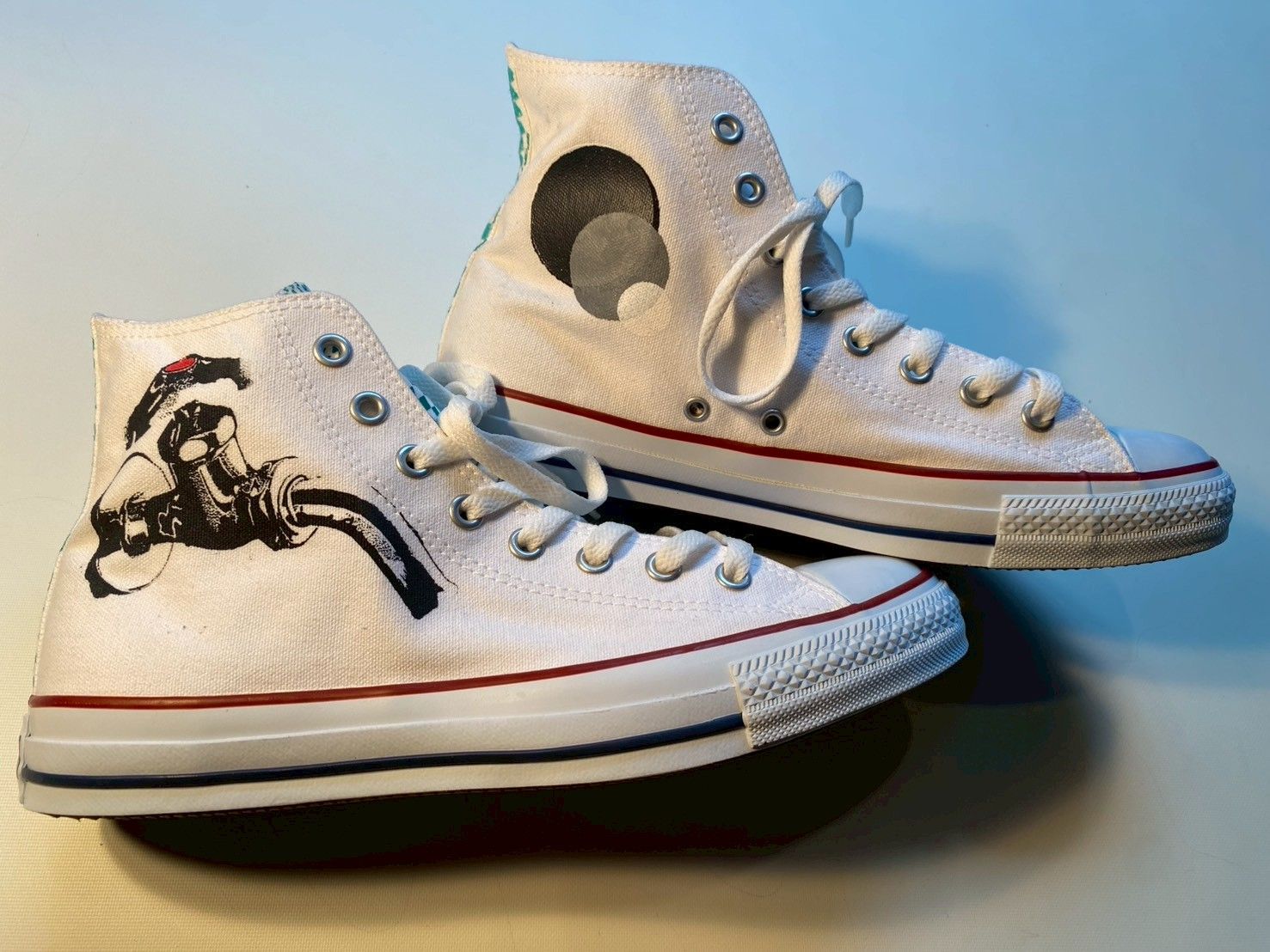 【一点もの】HALLUCINATION CLUB / CONVERSE ALL STAR HI / 27.5cm (ZONZAI,Satoshi Ito)