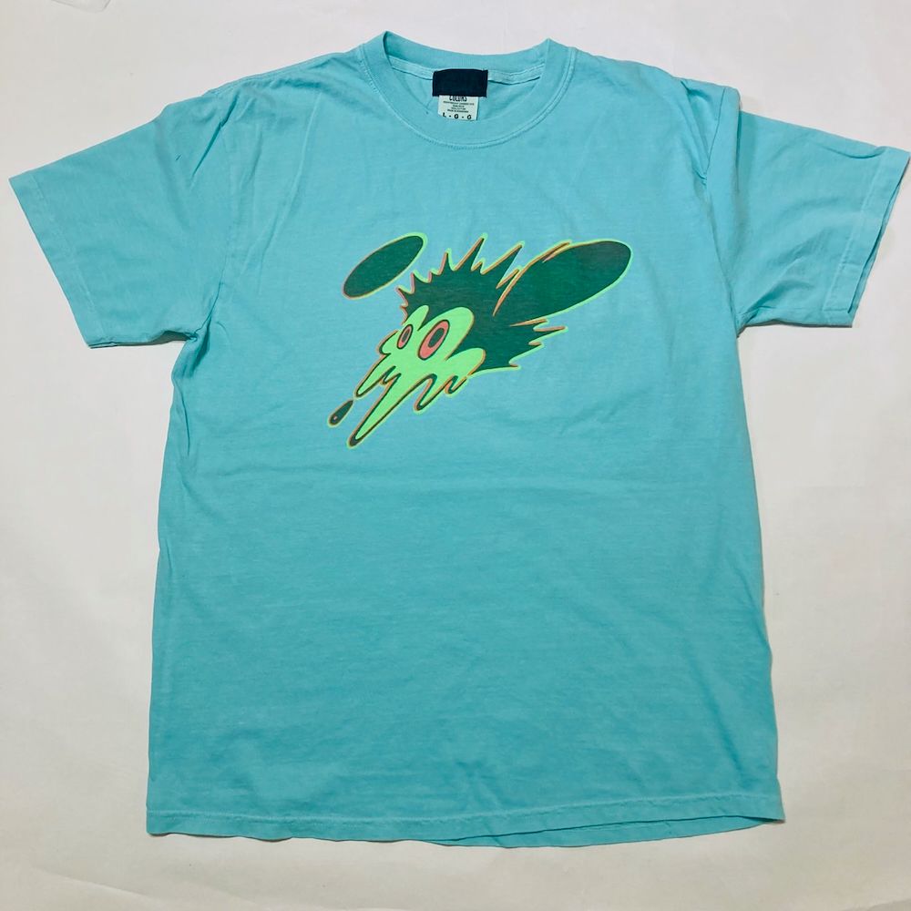 【受注生産】HALLUCINATION CLUB "LIQUID MOUSE" T-SHIRTS  BLUE  (NO MADNUM SKULL)