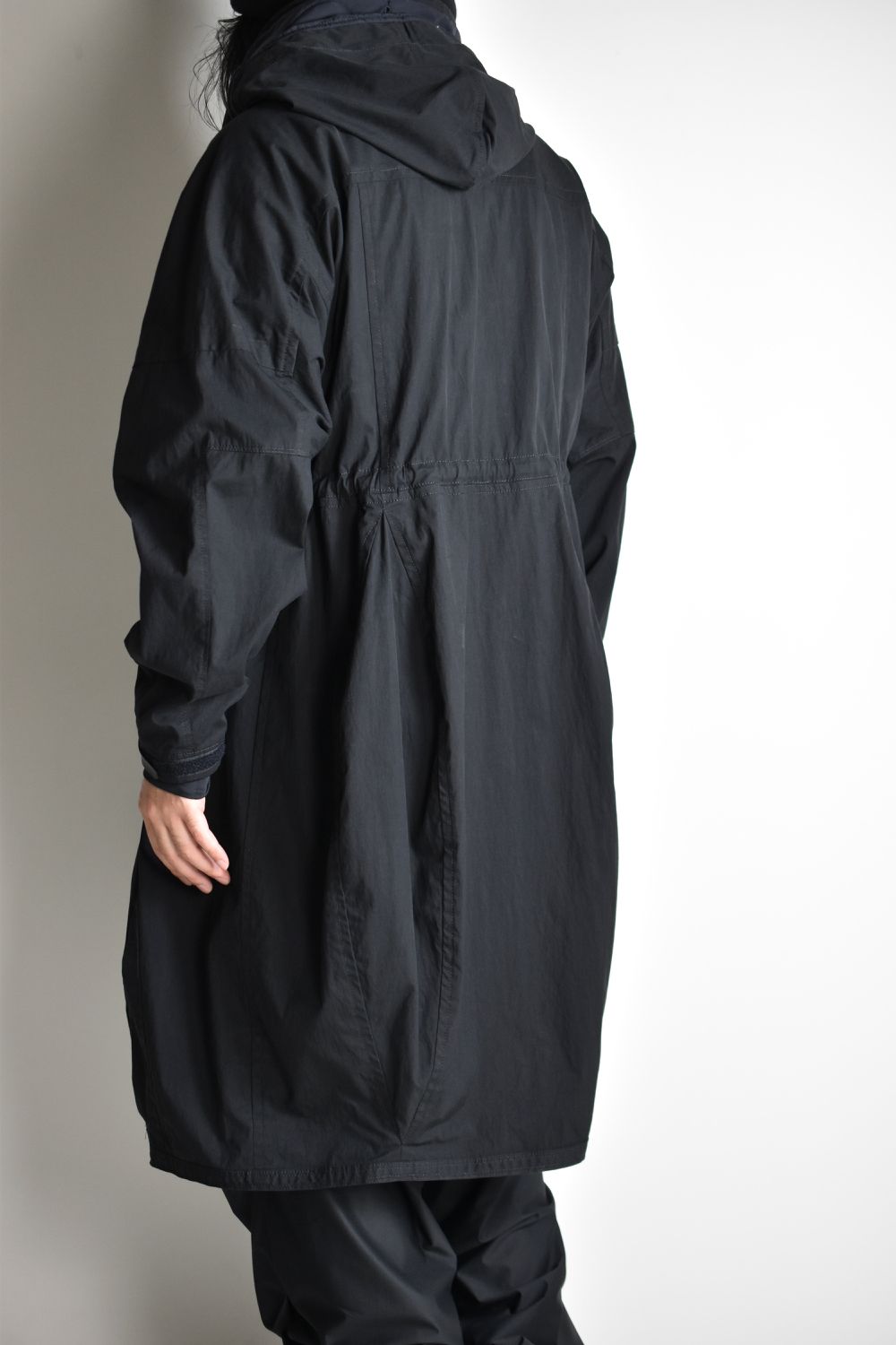 FLIGHT BALLOON WIDE LONG COAT c/#1 BLACK