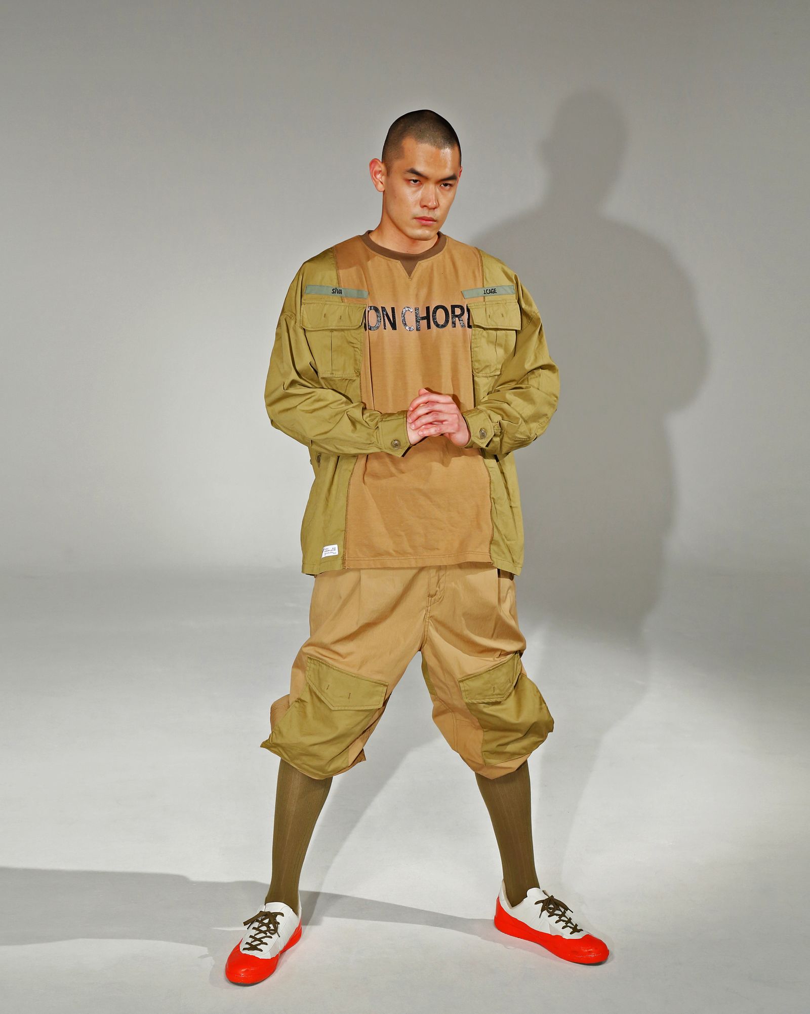 「予約商品」JUNGLE-FATIGUE WIDE SHIRTS # c/SAND
