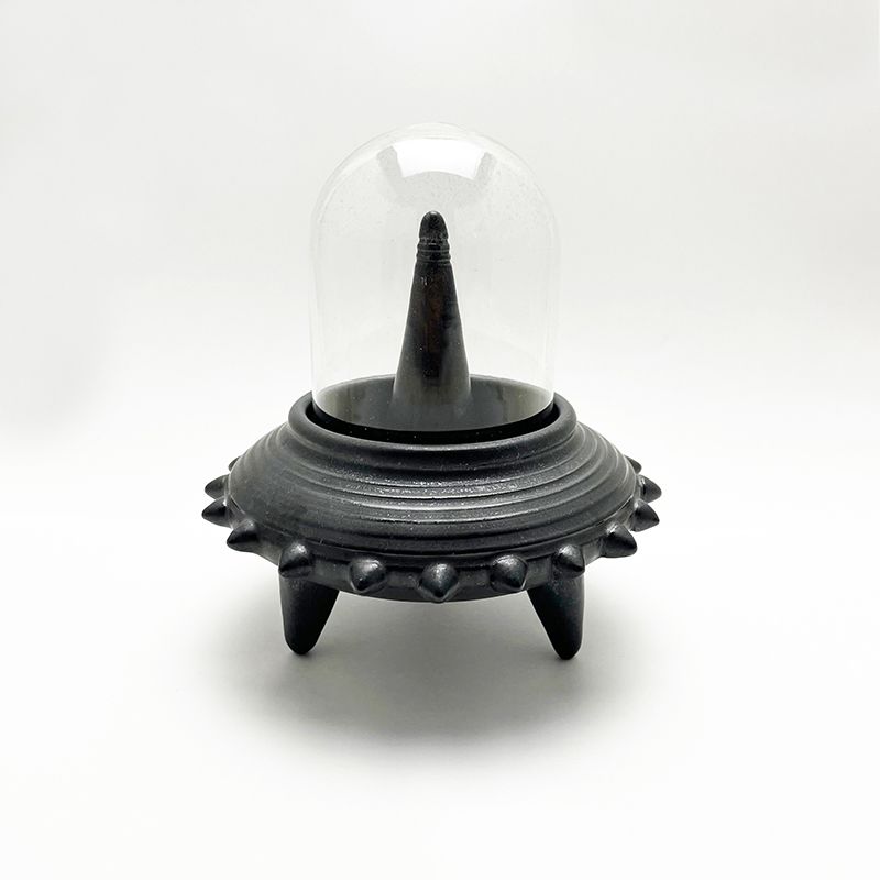 STUDS RING STAND (w/DOME) "BLACK" -陶器リングスタンド-