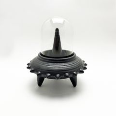 STUDS RING STAND (w/DOME) "BLACK" -陶器リングスタンド-