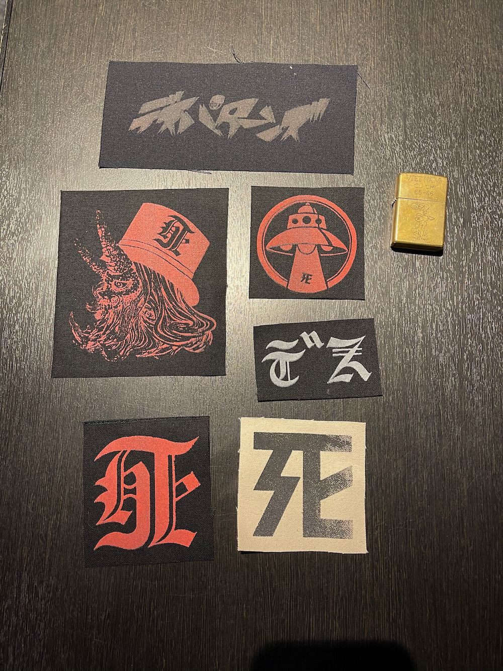 デスパターンズ2020 冬"NO MAD NUMSKULL" リフレクター死布パッチセット  01