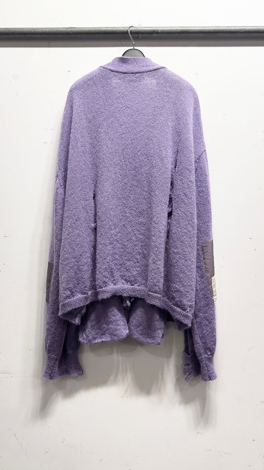 KURT’S MOHAIR CARDIGAN / モヘア カーディガン (Black, Purple)