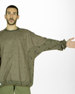 NIGHT-CAMO OVERSIZED L-SLEEVE / col: KHAKI NIGHT-CAMO