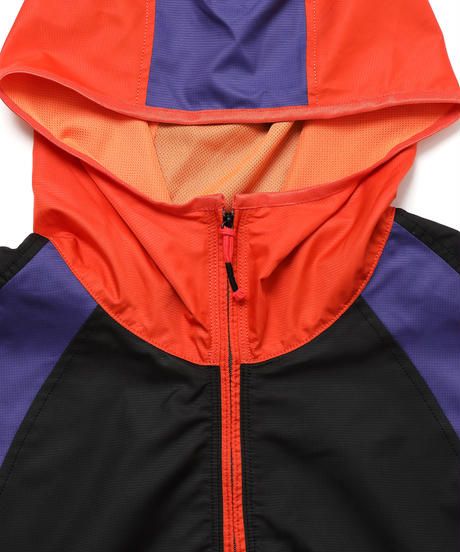 LAYERED HOODED WIDE PULL S-SLEEVE c/#3 ORN X PPL