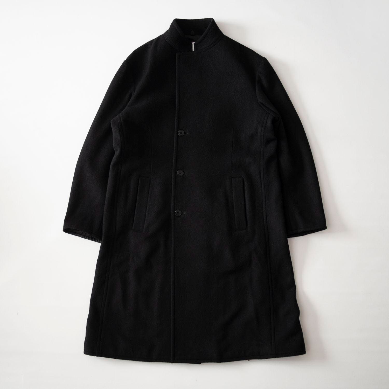 WOOL BEAVER 98 COAT (BLACK)