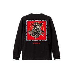 CHAOS SNAKE  L/S T-shirts (BLACK)
