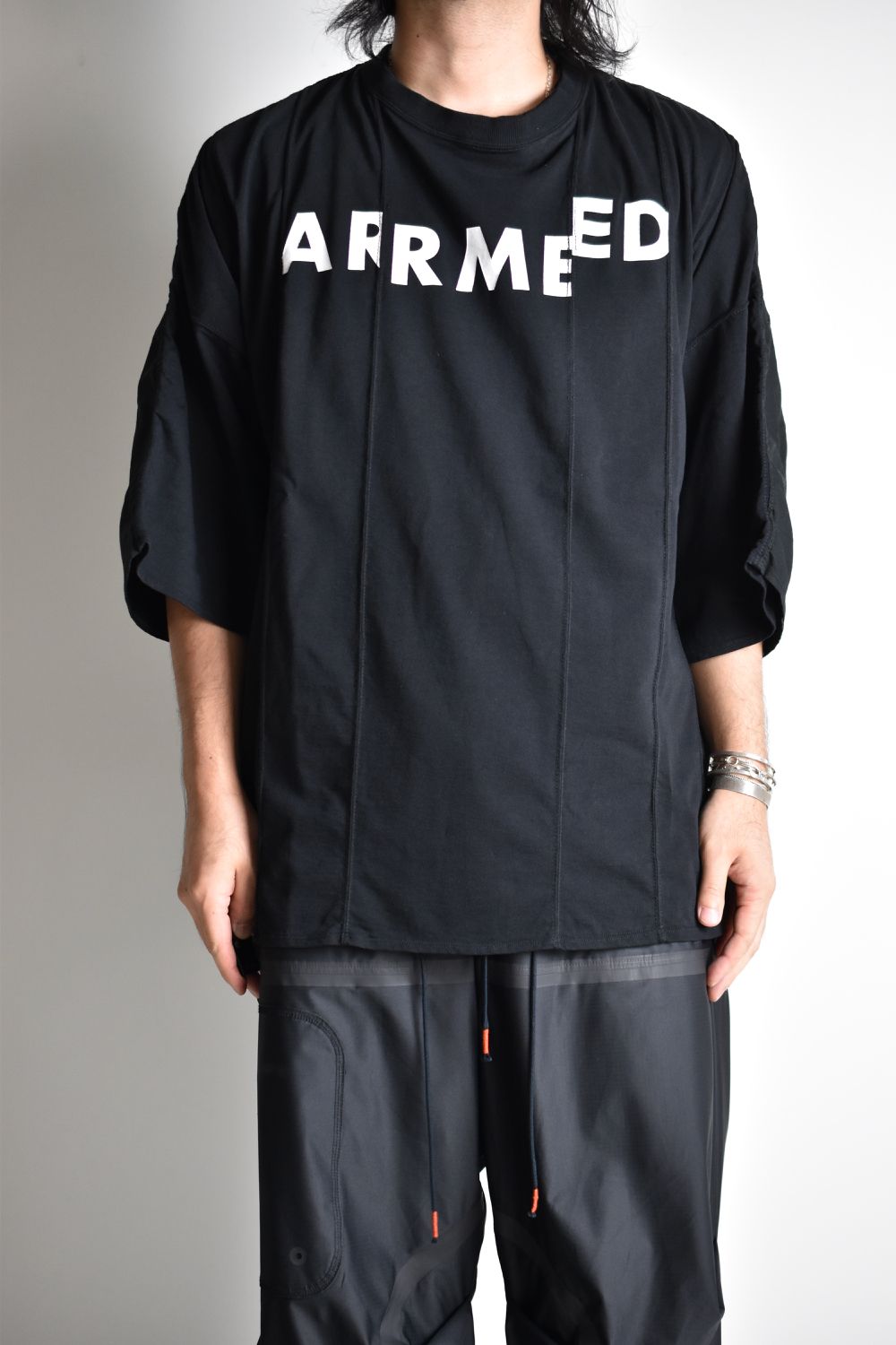 ARMED WIDE SHIRT c/#1 BLACK