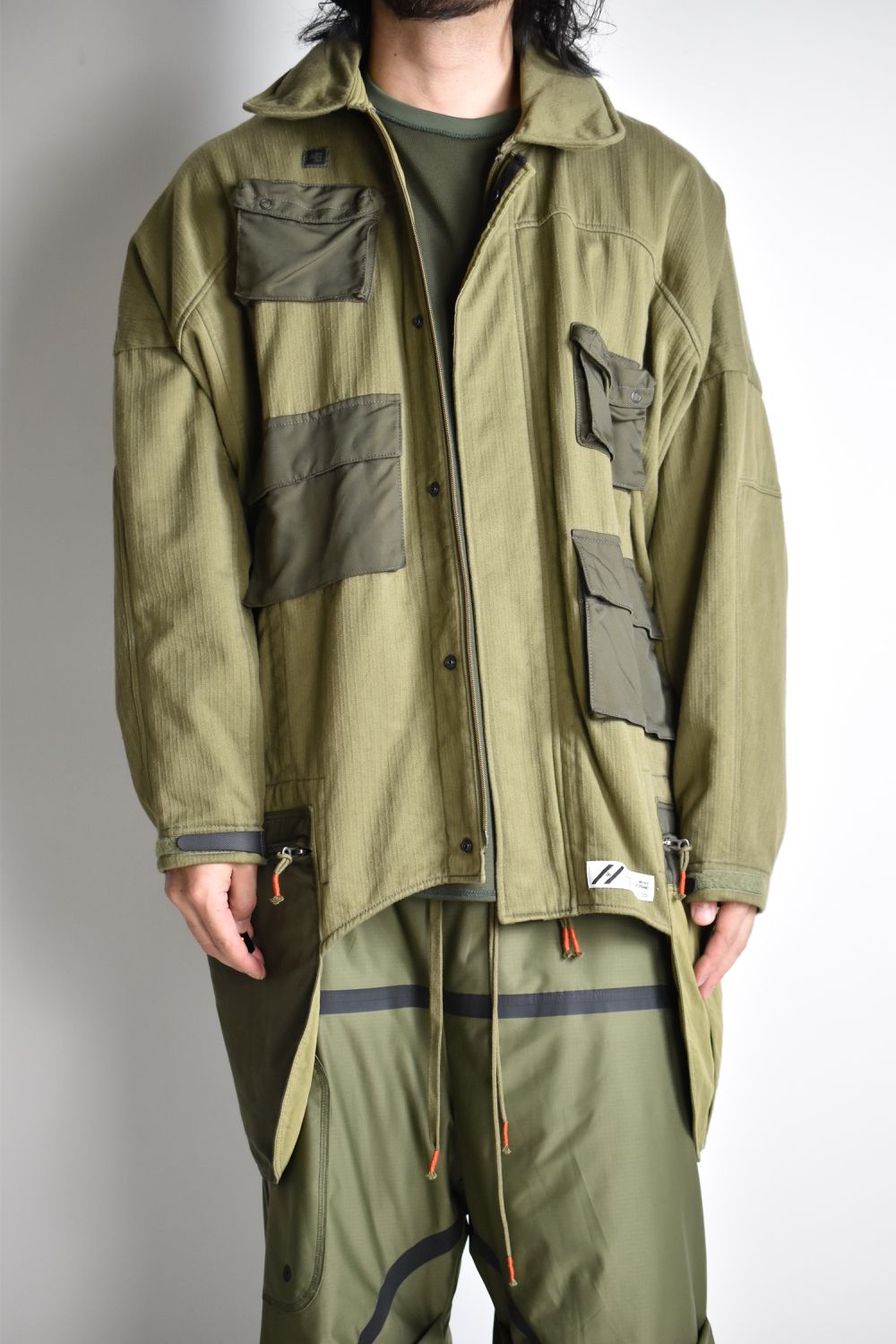 AIRBORNE SMOCK JUMP WIDE JACKET c/#2 KHAKI