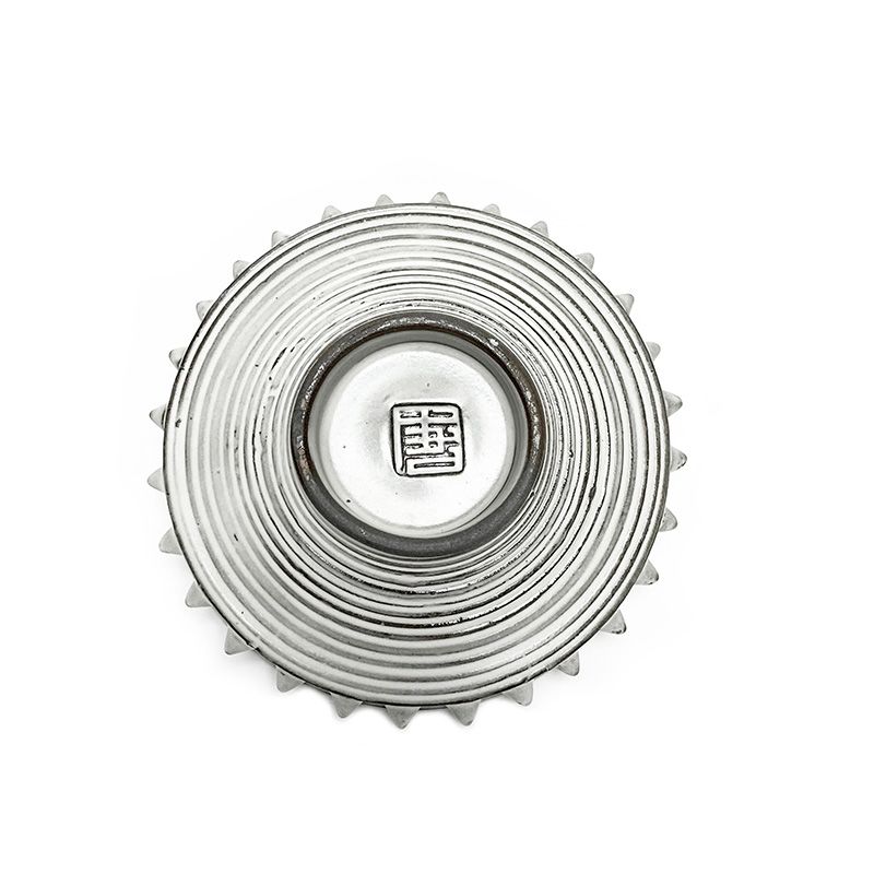 RAISE STUDS PLATE "WHITE" -陶器皿-
