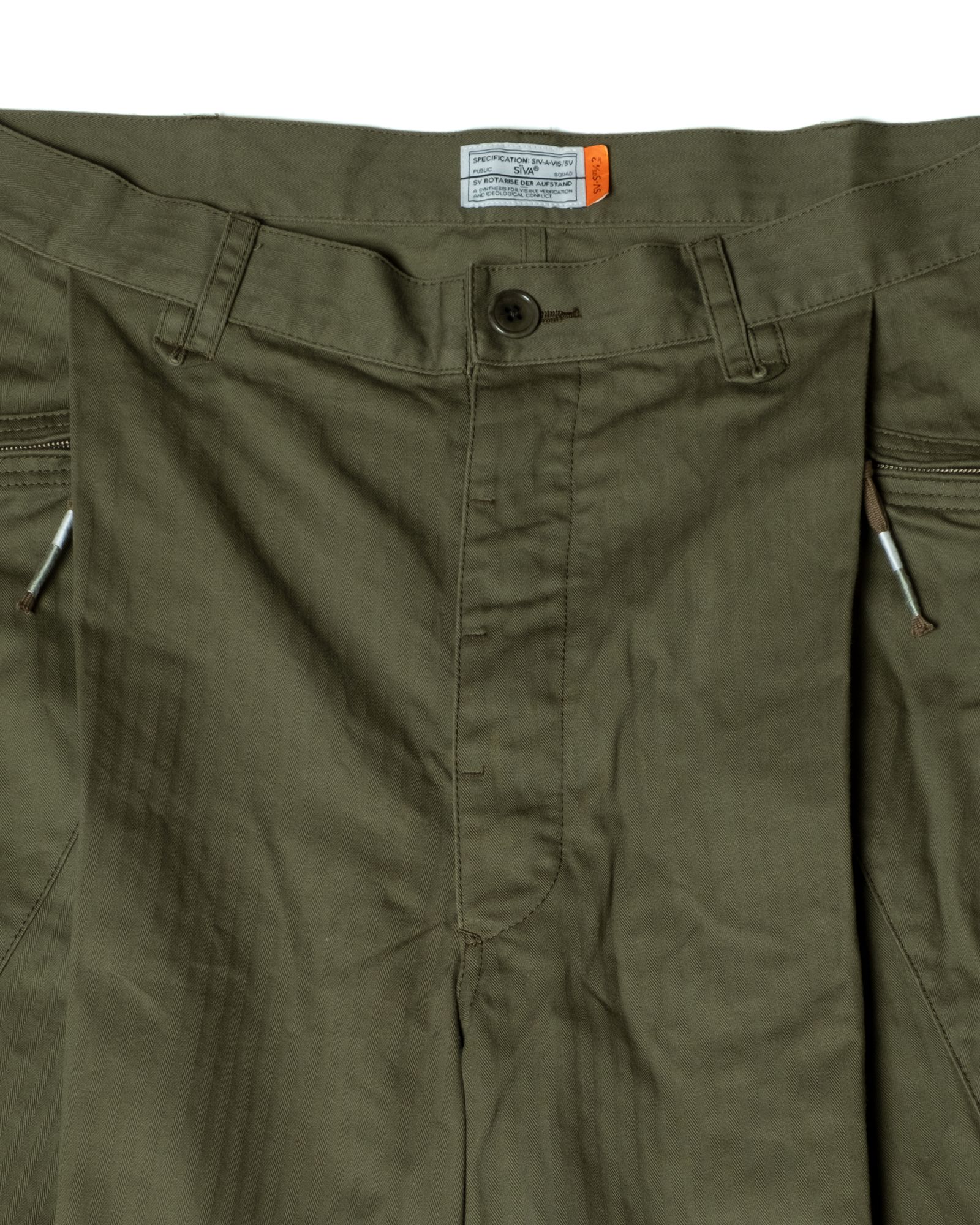 「予約商品」P-44 FRINGE SHORT PANTS / col: OD
