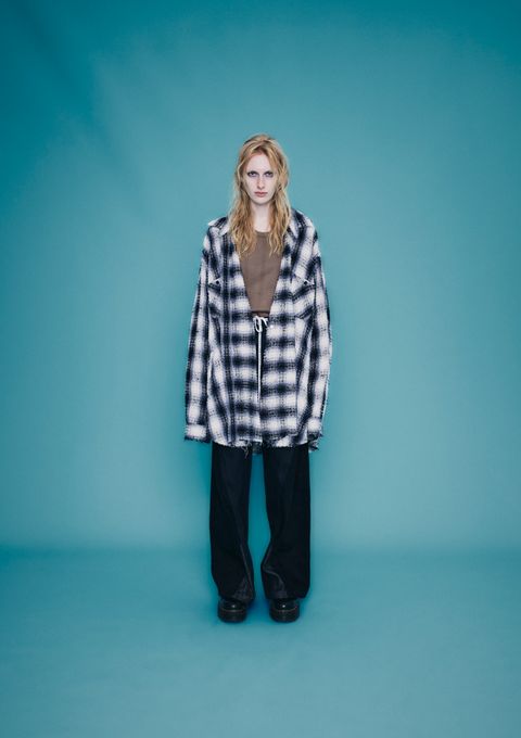 PLAID TURN UP SHIRT (Mustard, Blue, White)