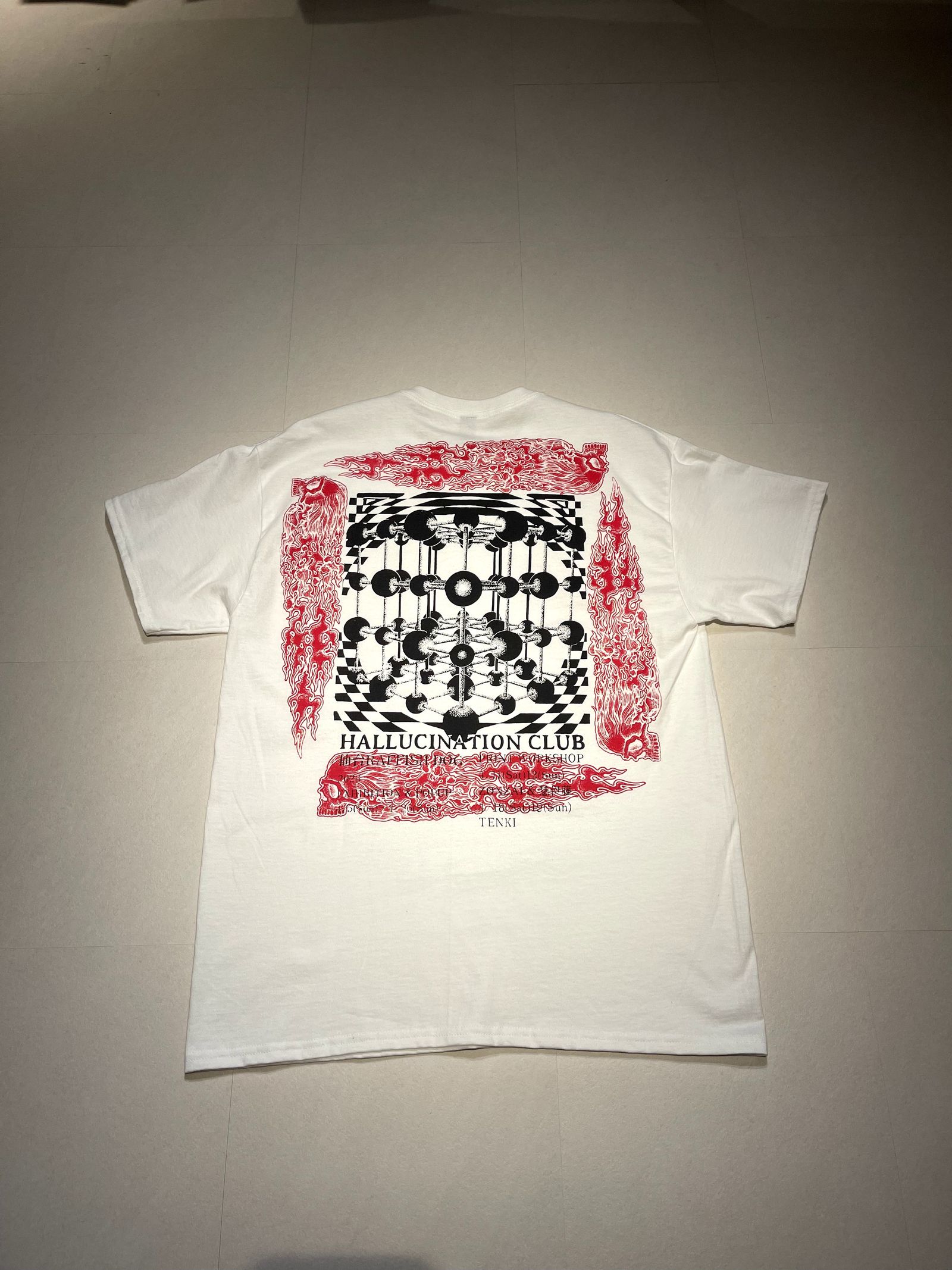【一点もの】HALLUCINATION CLUB / Tシャツ 08 (ZONZAI, Satoshi Ito, TENKI)