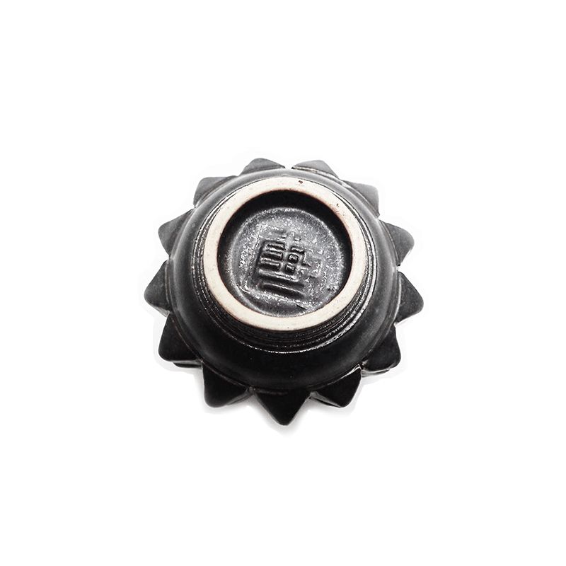 PYRAMID STUDS お猪口 "BLACK" -陶器おちょこ-