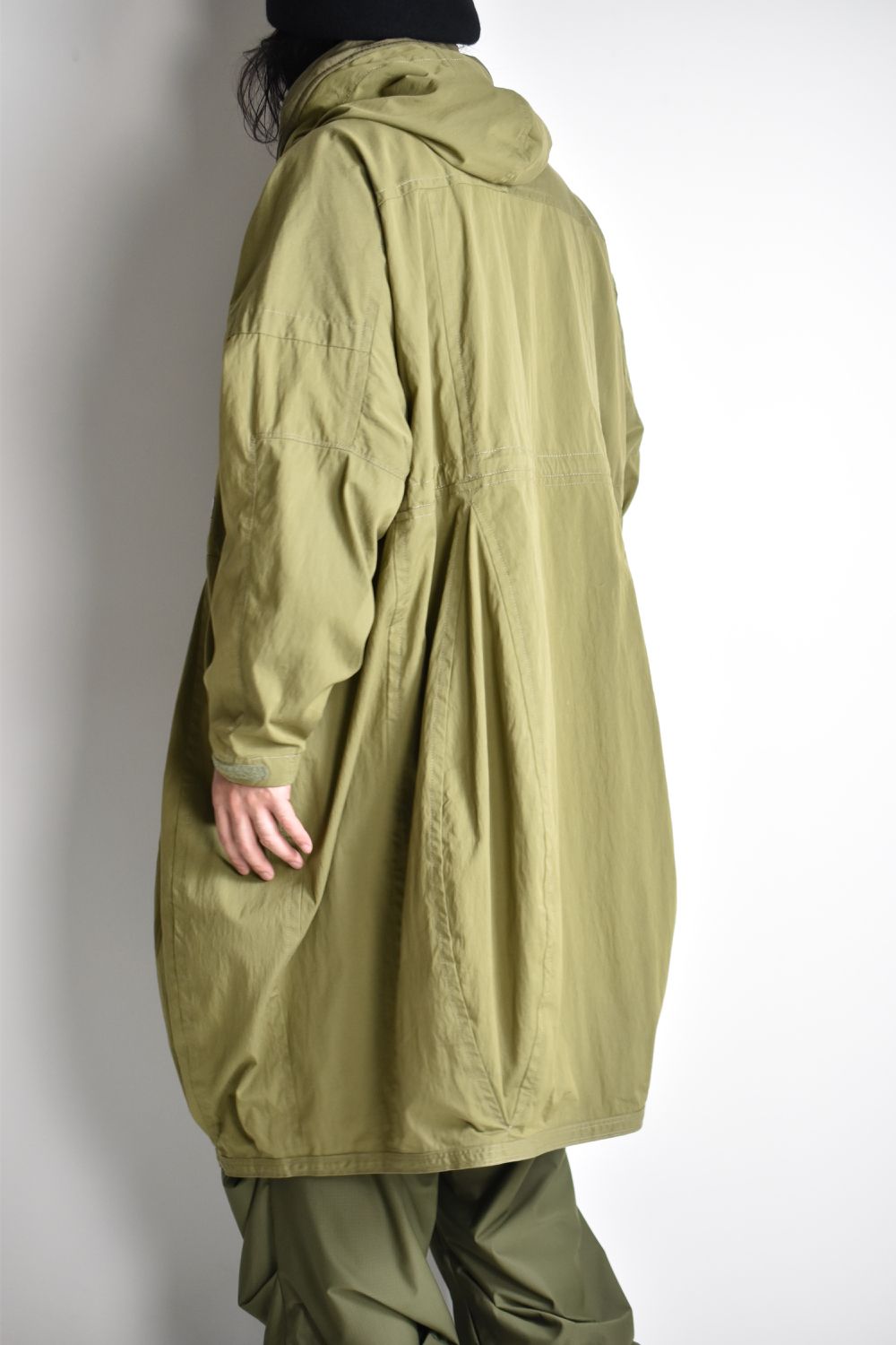 FLIGHT BALLOON WIDE LONG COAT c/#2 KHAKI