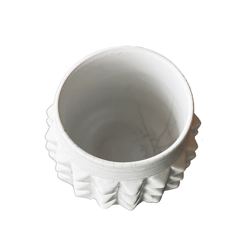 MARBLE PYRAMID STUDS TEACUP "WHITE" -陶器ティーカップ-