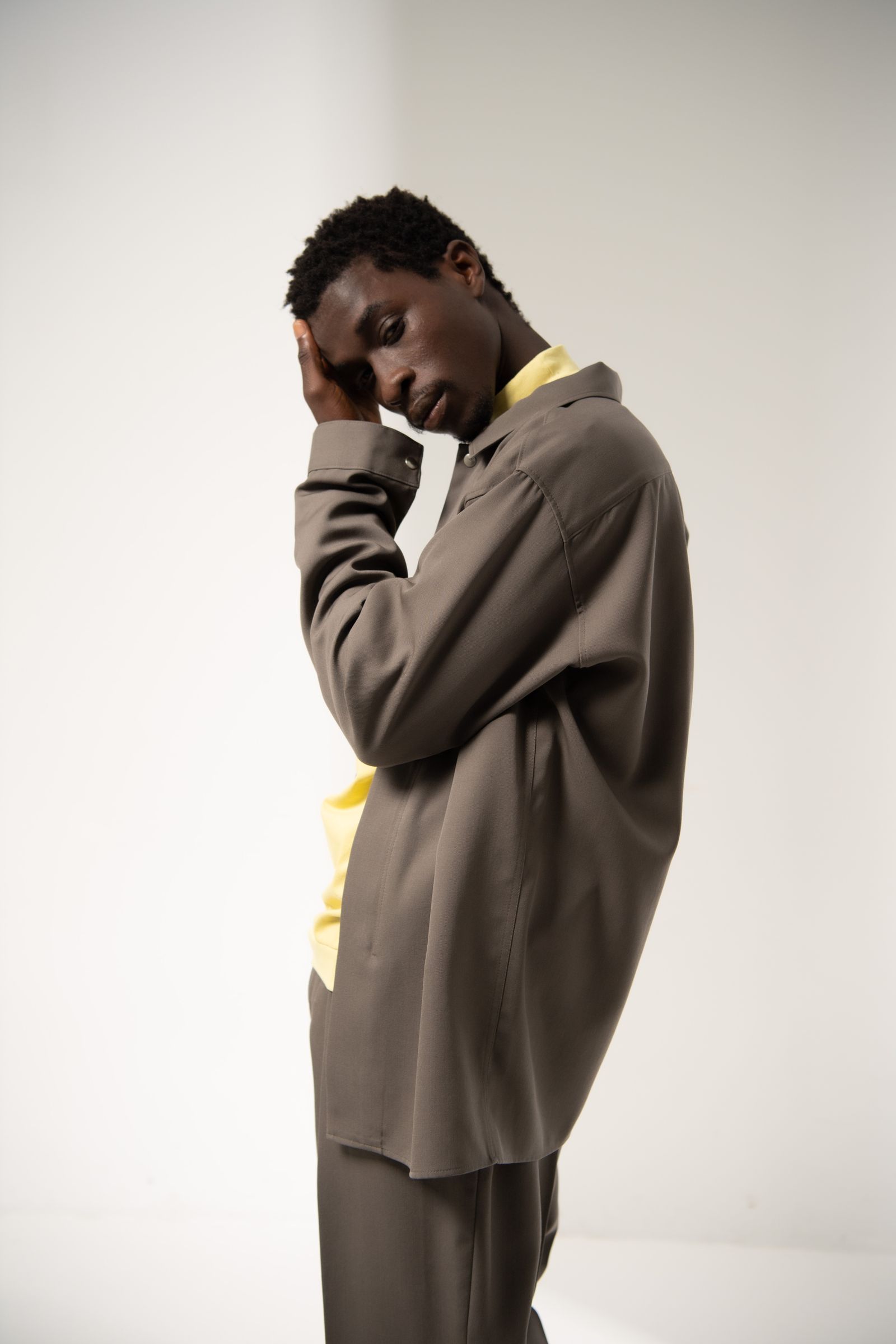 「予約商品」ZIP SHIRT (STEEL)
