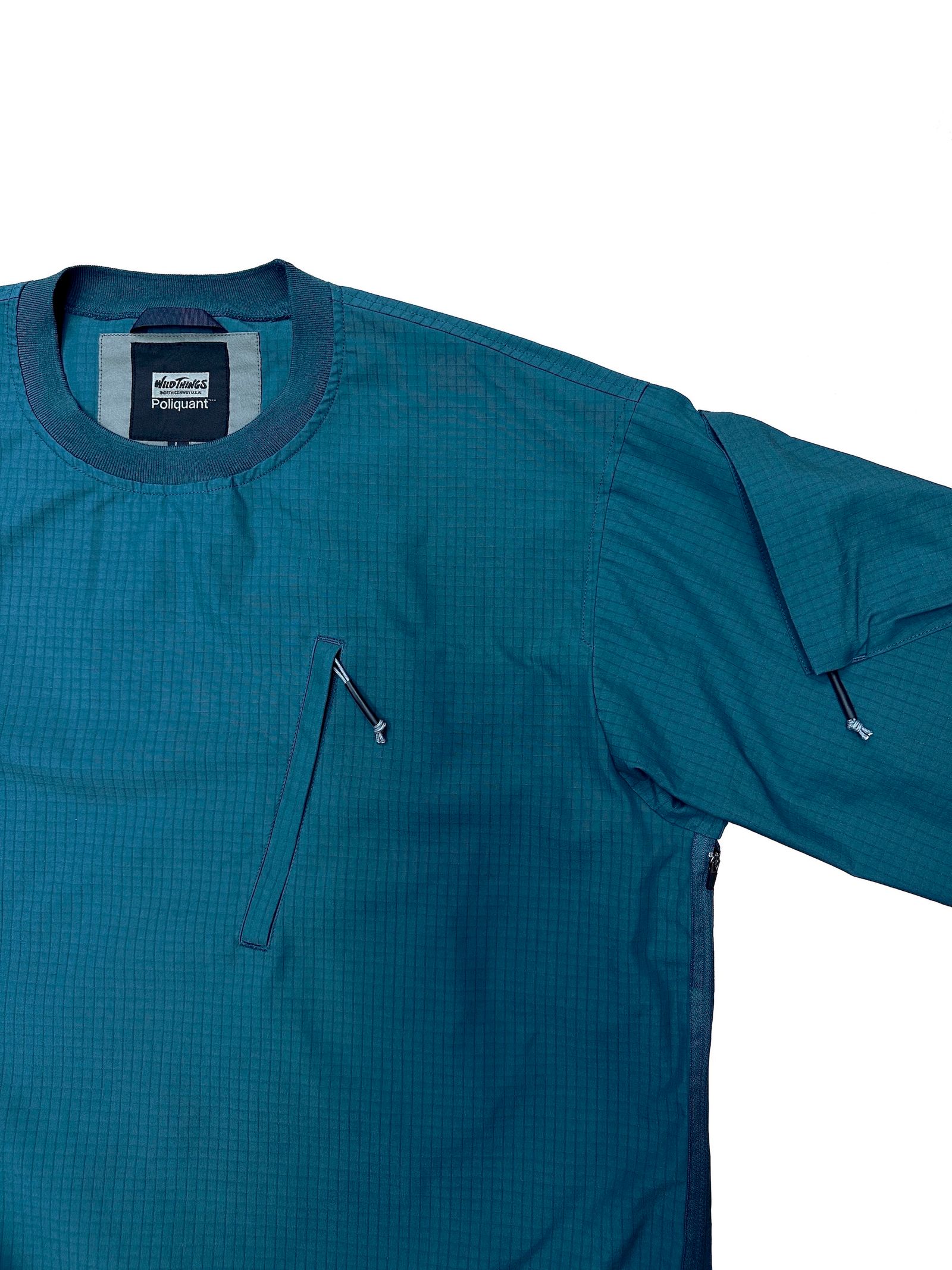 WILDTHINGS x POLIQUANT PROTECTED COMMON UNIFORM PULLOVER // SOLOTEX®FIBER THE SPECS / プルオーバー（Silver Navy）