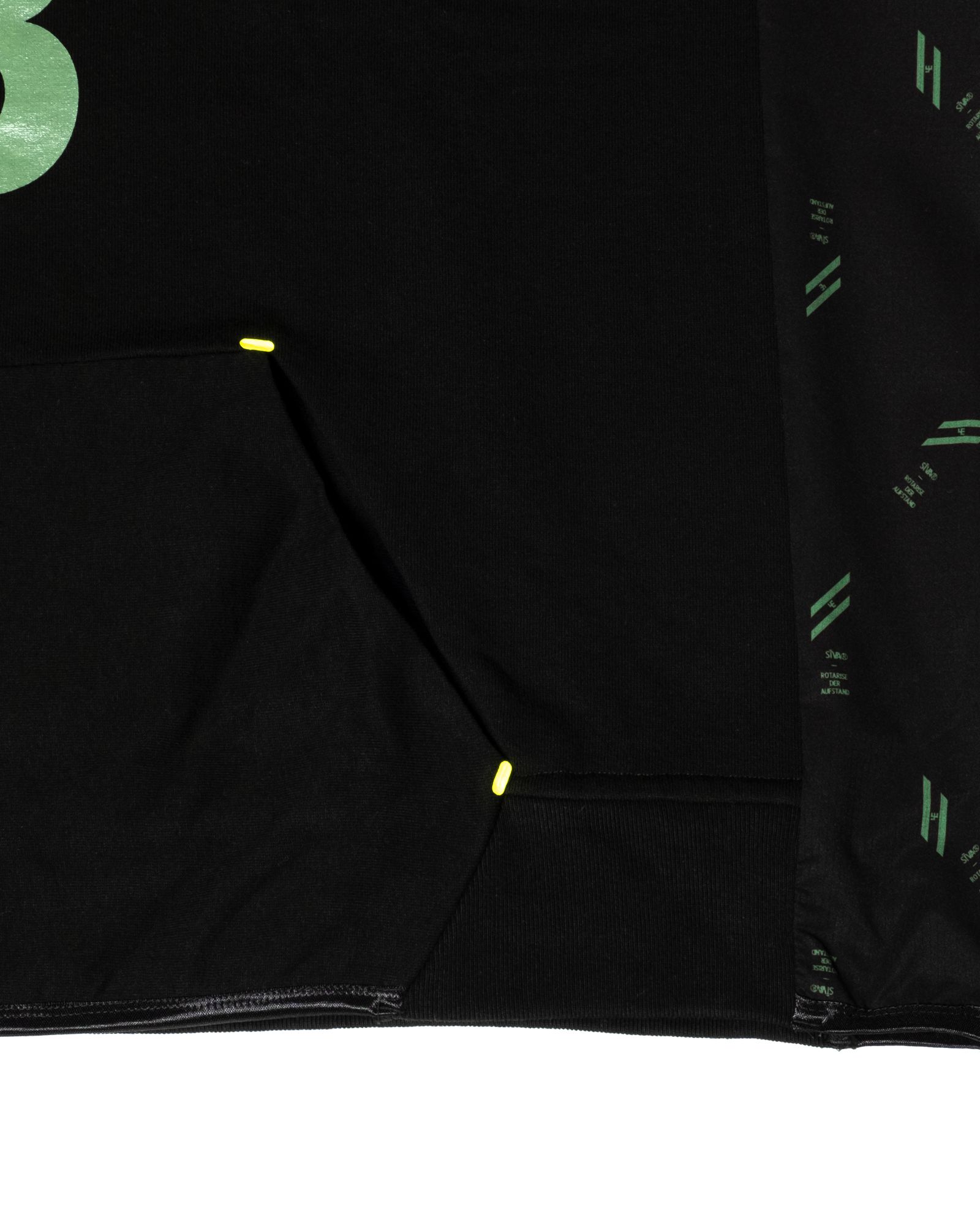 「予約商品」KANGAROO-POCKET WIDE JOGGER HOODIE / col: BLACK