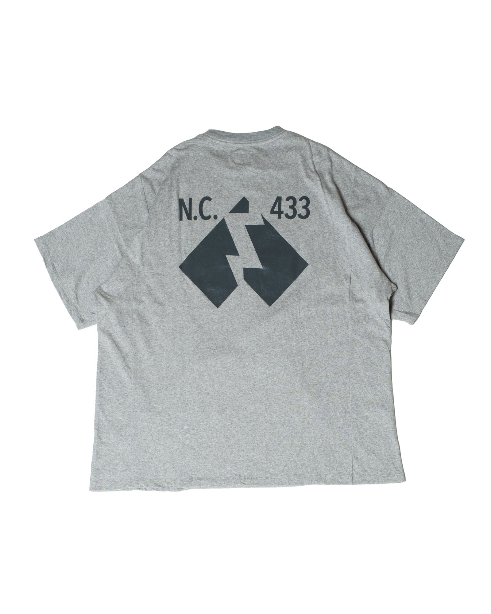 「予約商品」KANGAROO-POCKET WIDE TEE / col: HEATHER GRAY