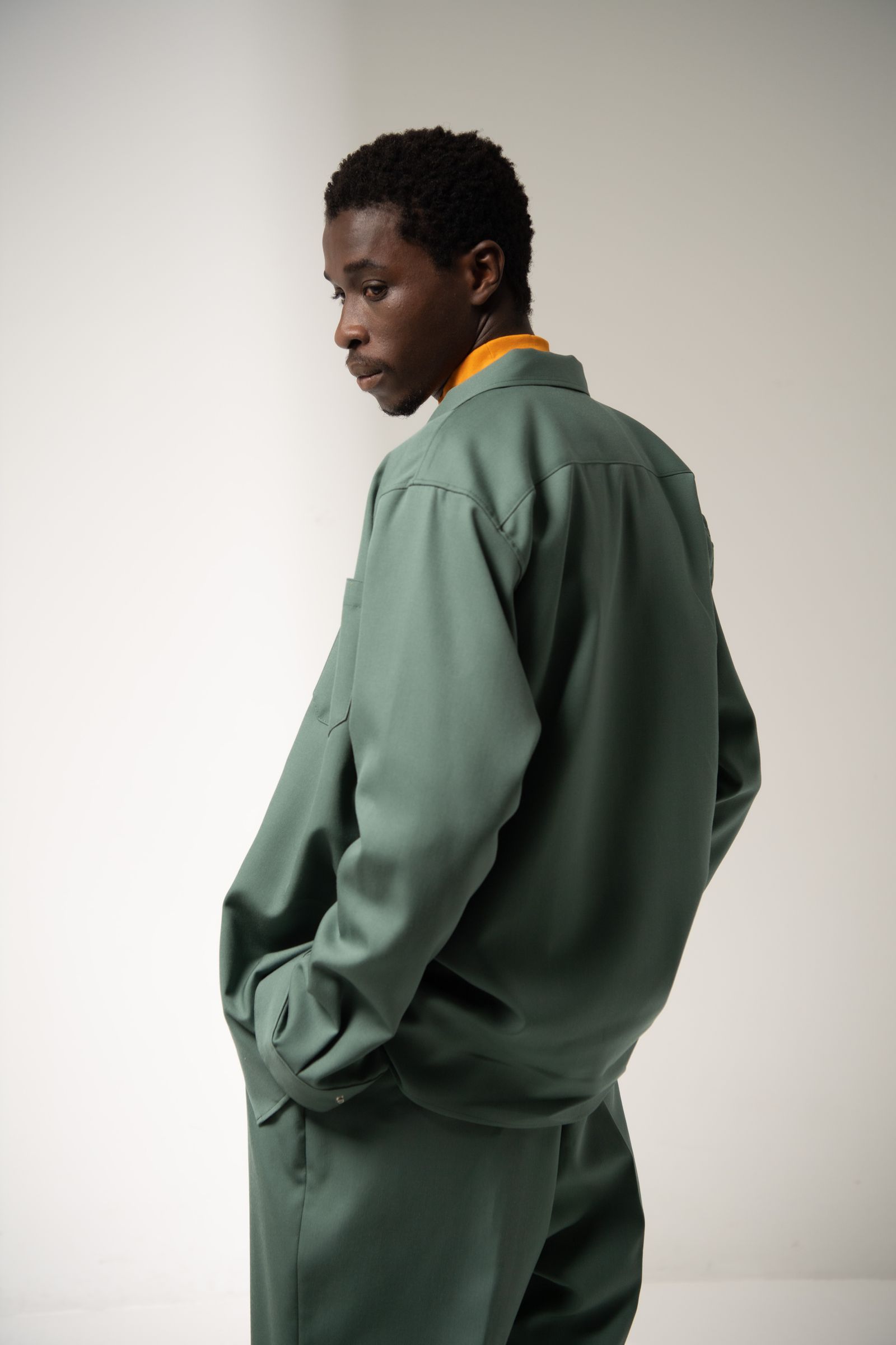 「予約商品」ZIP SHIRT (TEAL)