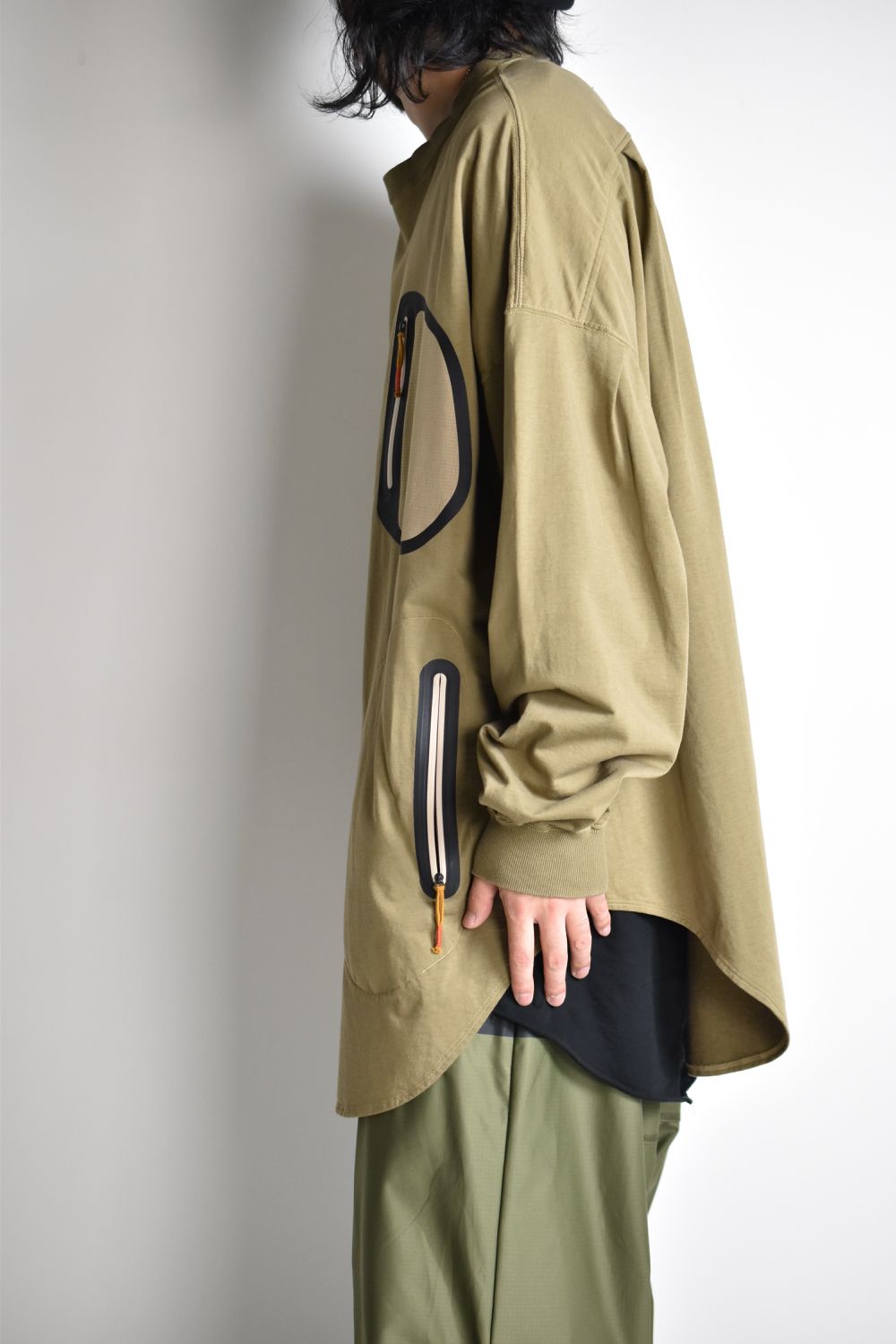 TOO BIG BAGGY NECK JERSEY c/#3 SAND