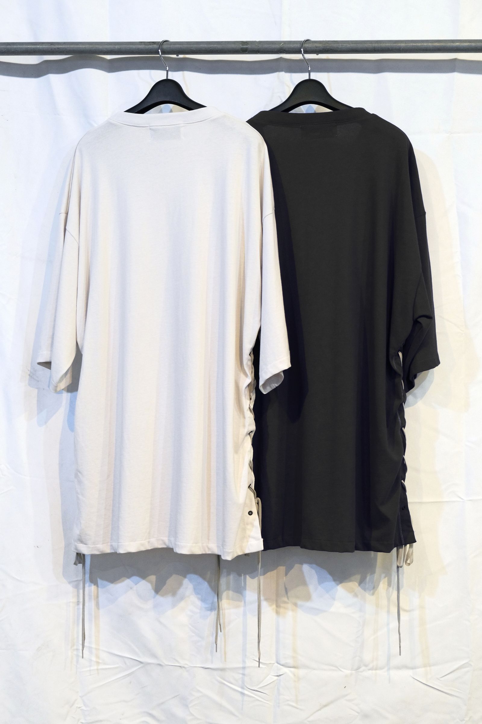 SIDE LACE UP S/S / ビッグTシャツ