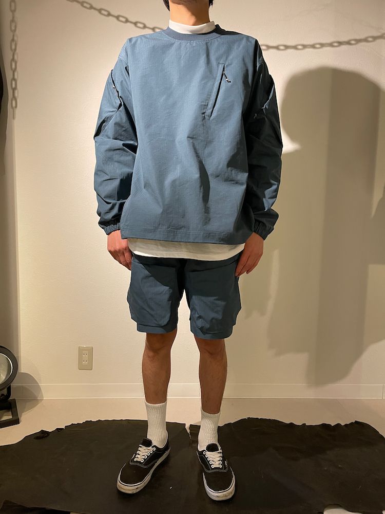WILDTHINGS x POLIQUANT PROTECTED COMMON UNIFORM S/L PANTS // SOLOTEX®FIBER THE SPECS / ショートパンツ（Silver Navy）