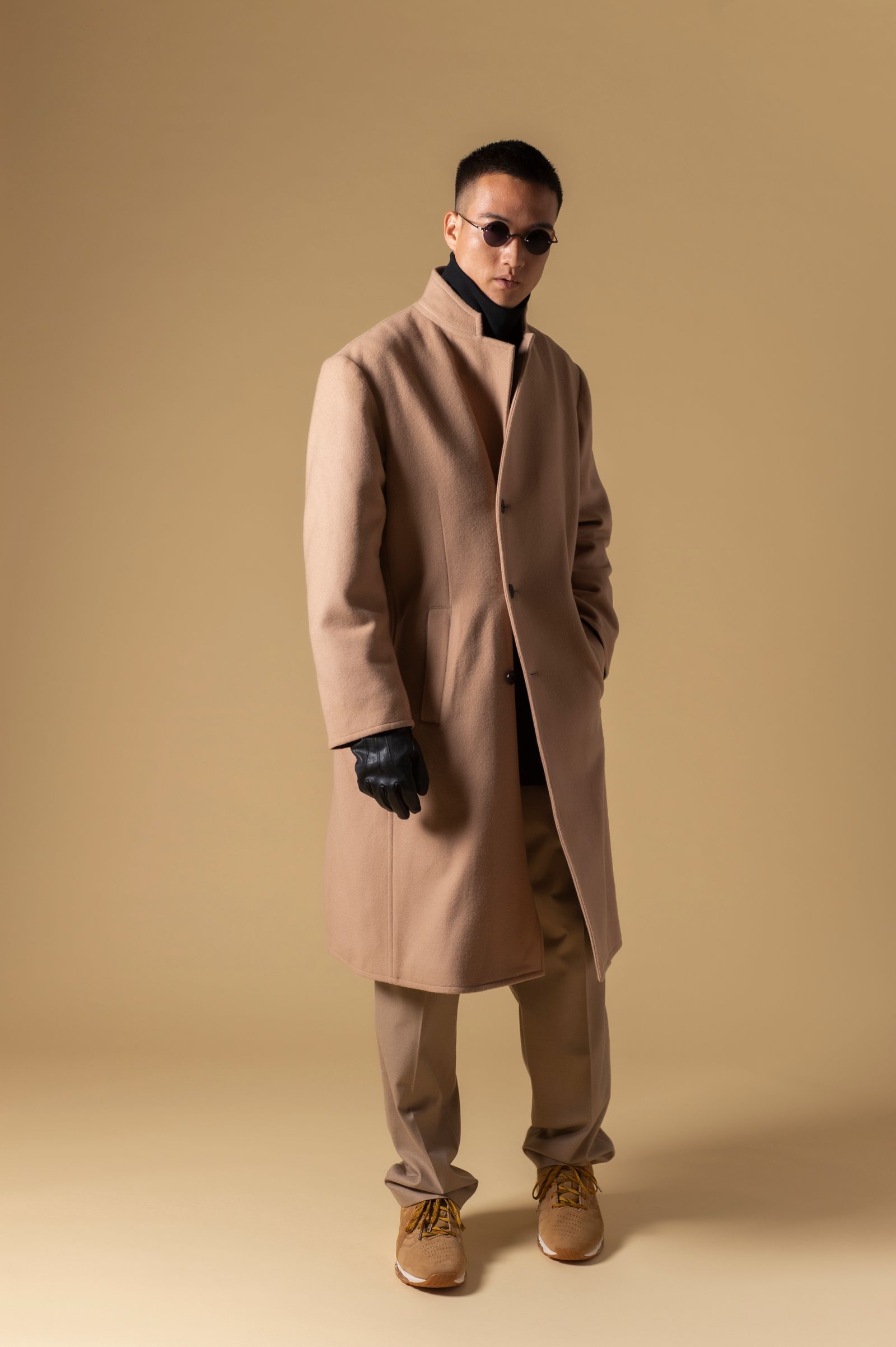 WOOL BEAVER 98 COAT (BEIGE)