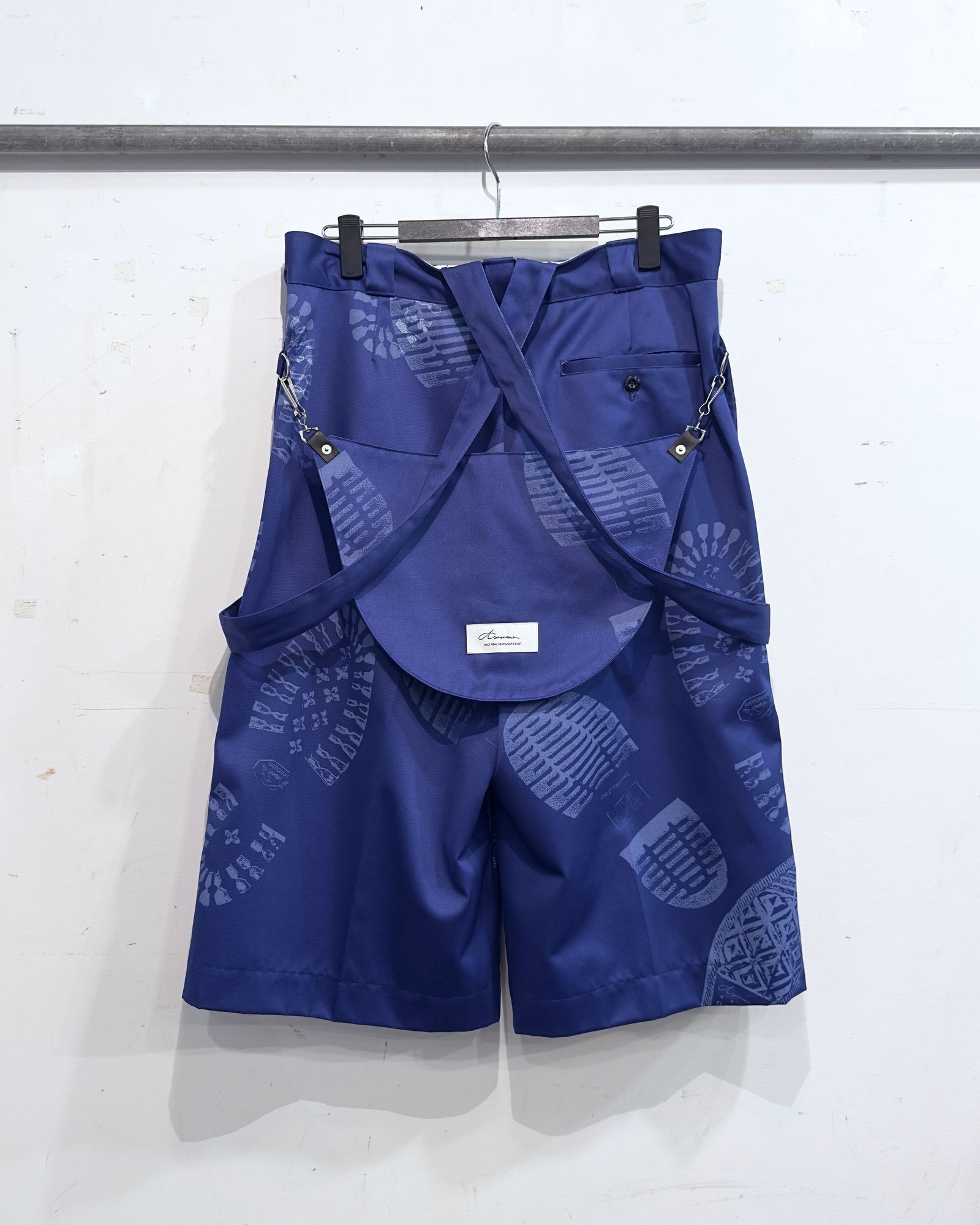 STEPPED PUNKS WORK SHORT PANTS / ワークショーツ (BLACK,BLUE)