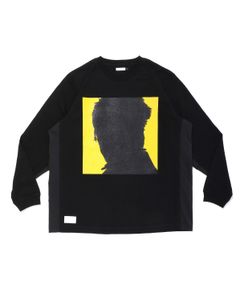 INU SCREEN WIDE L-SLEEVE TEE  (BLACK)