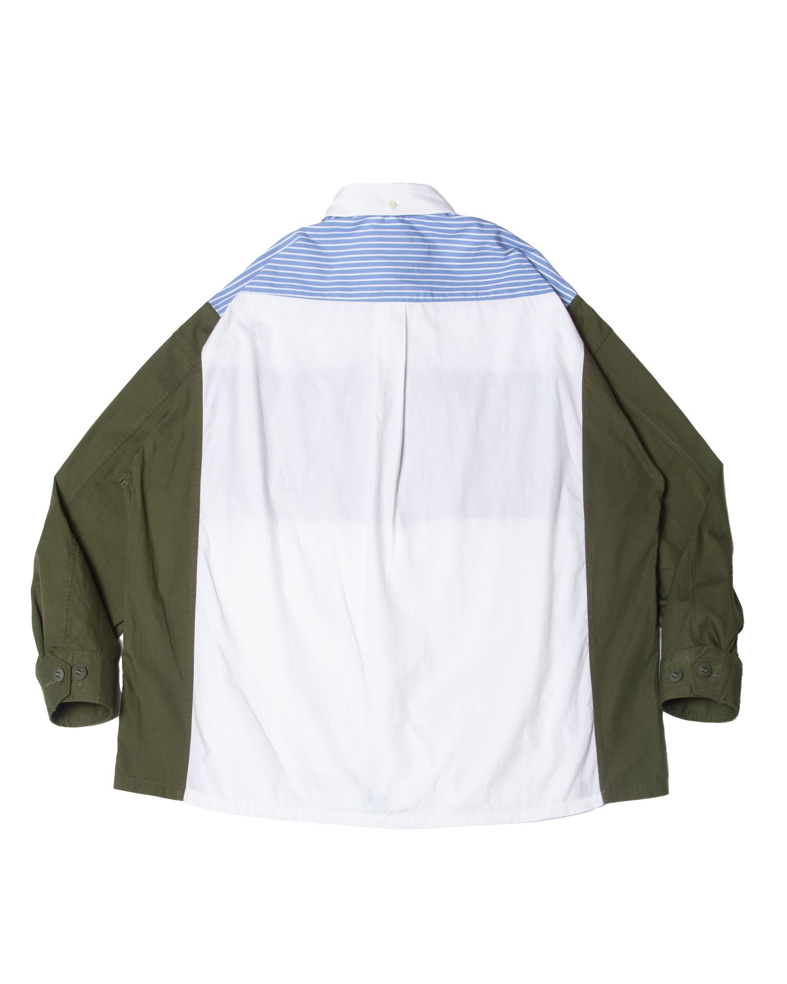 「予約商品」PASTED SOLDIER95 BUTTONDOWN OVERSIZED SHIRTS / col: OD