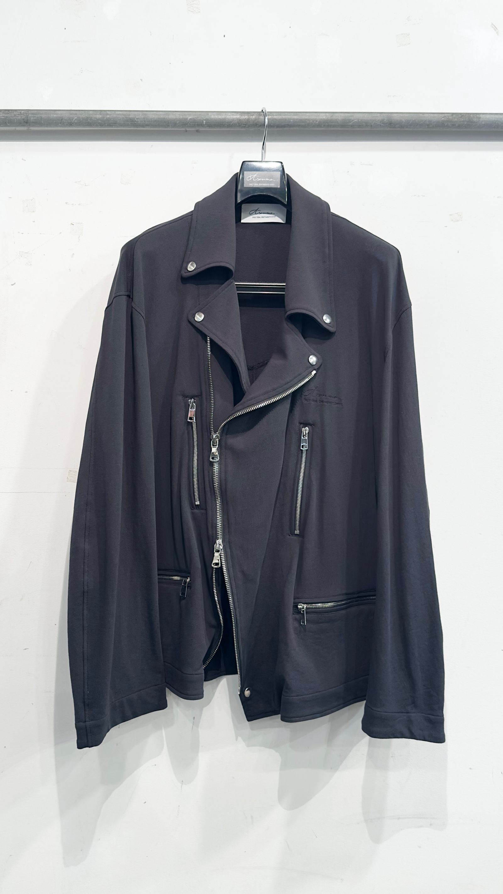 “YOREYORE” RIDER’S JACKET / コットンライダース (BLACK,KHAKI,LIGHT GREY)