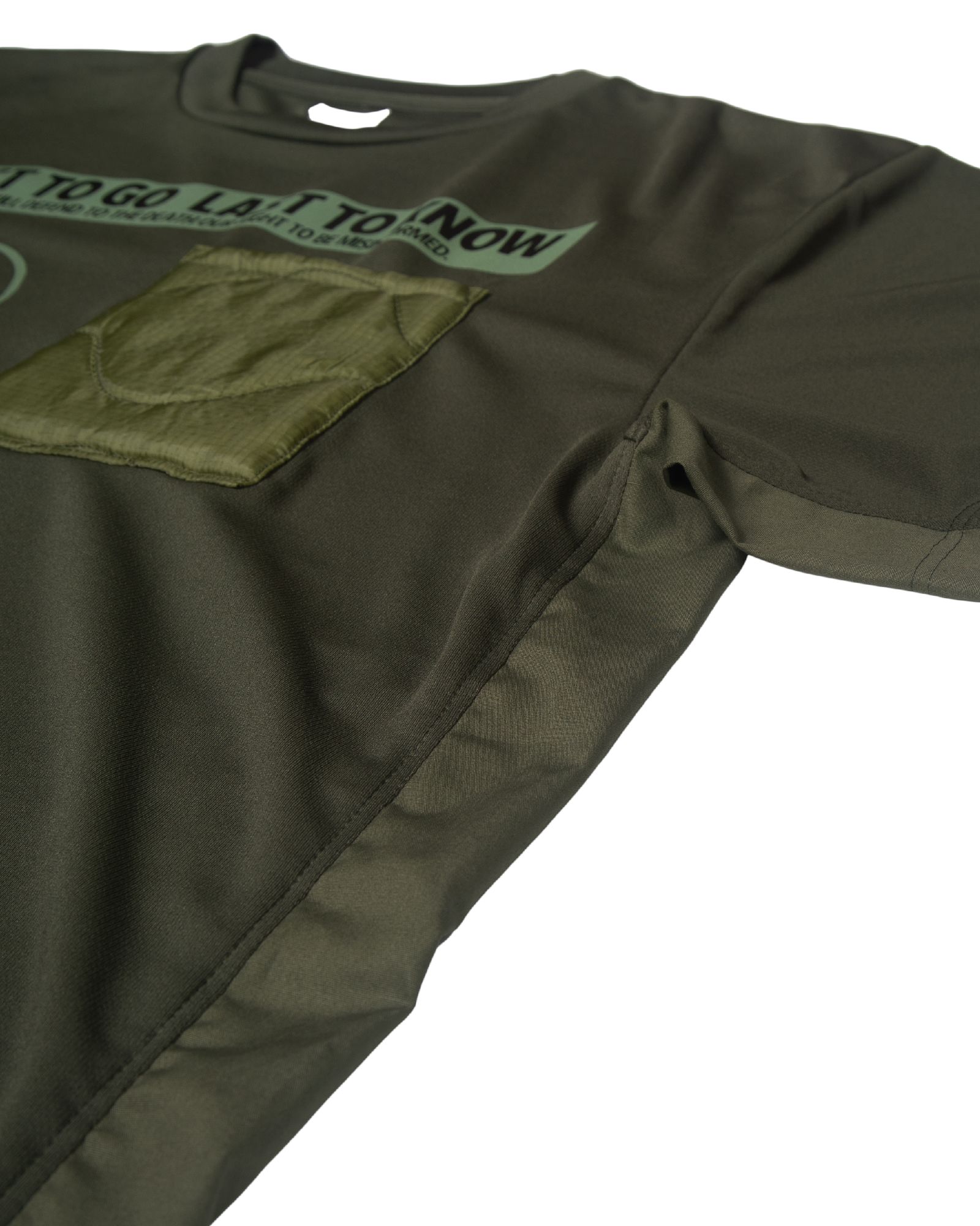 FTG-FTK POCKET WIDE DRY TEE / col: KHAKI