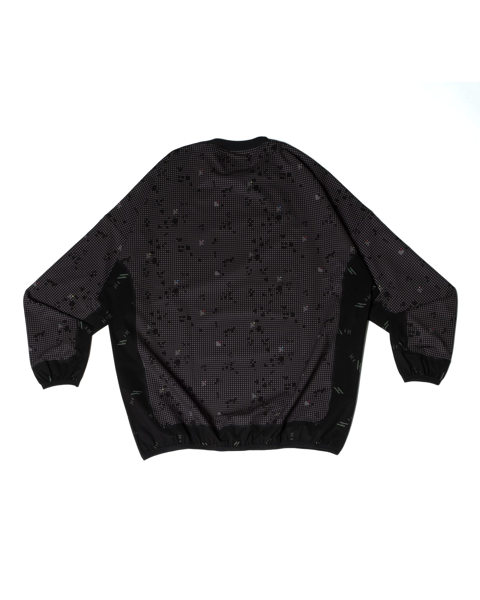NIGHT-CAMO OVERSIZED L-SLEEVE / col: BLACK NIGHT-CAMO