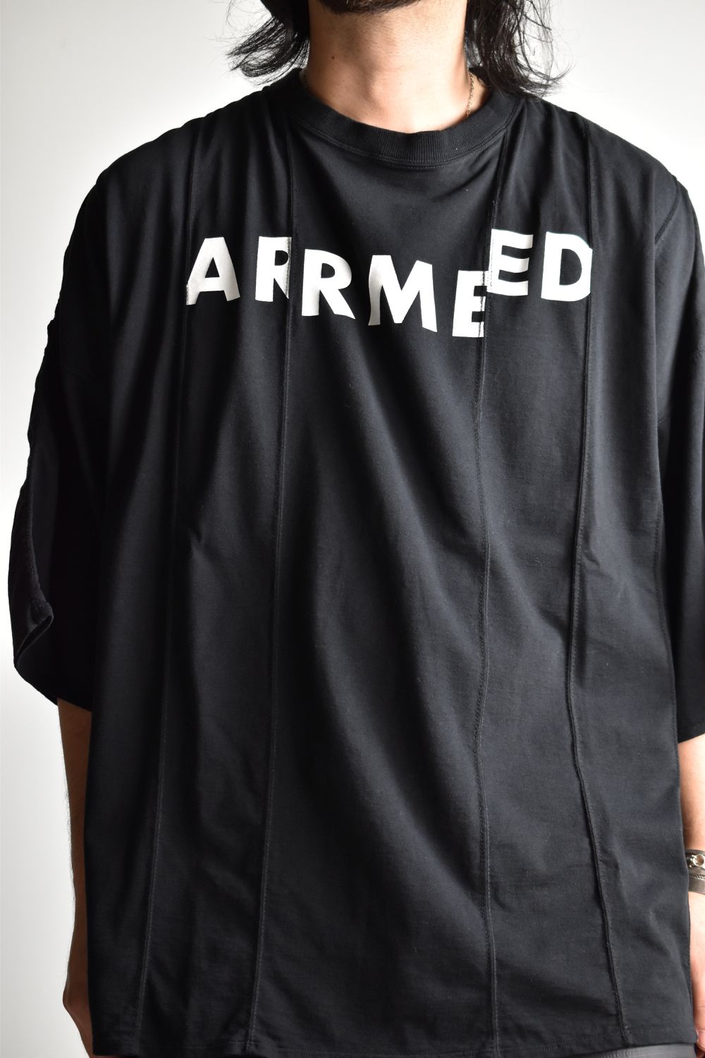 ARMED WIDE SHIRT c/#1 BLACK