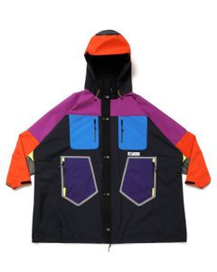 「予約商品」MULTI-PANEL HOVER WIDE JACKET # c/BLACK_base