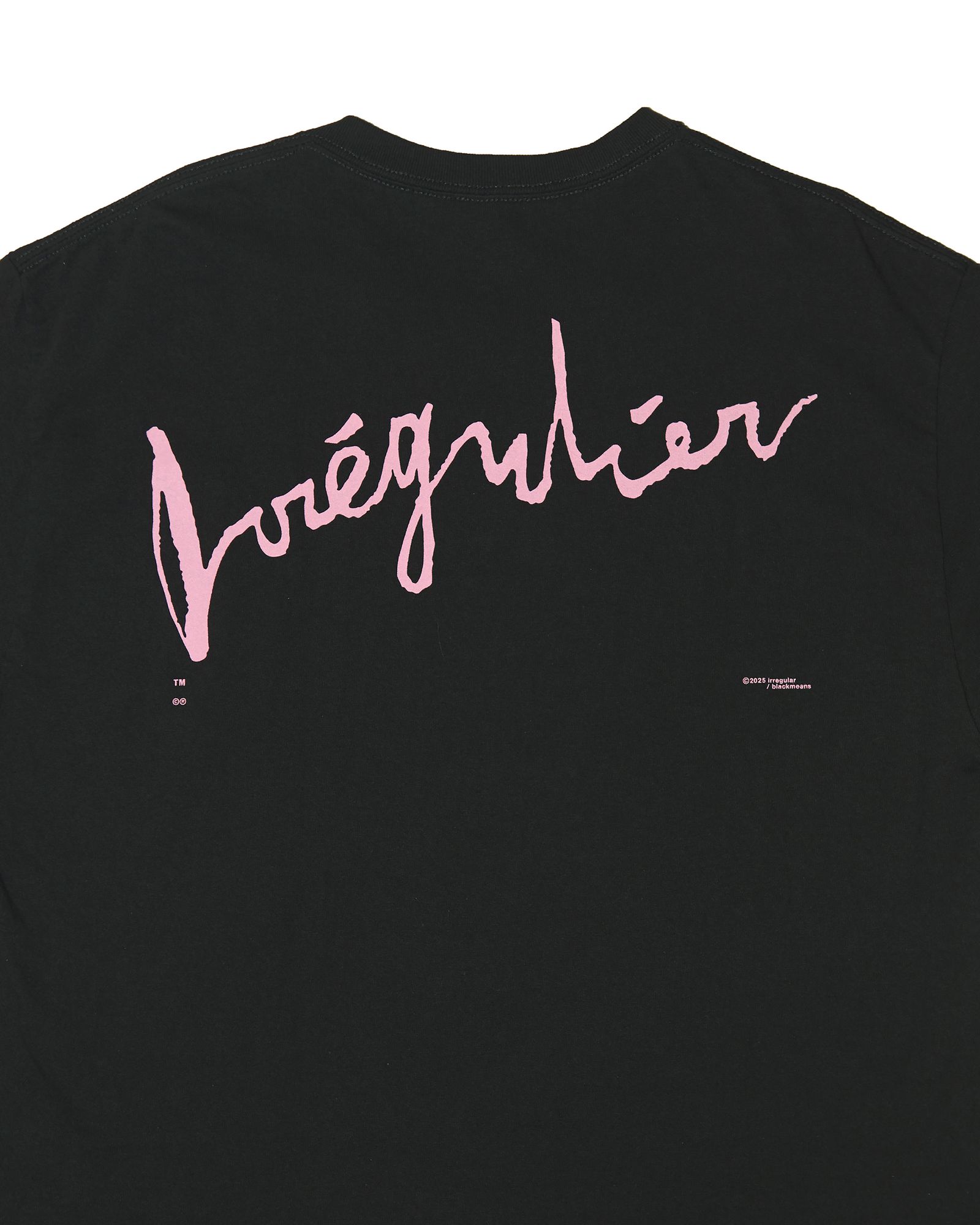blackmeans  IRREGULAR スポットアイテム ERIKO NAKAO TEE    "BLACK"