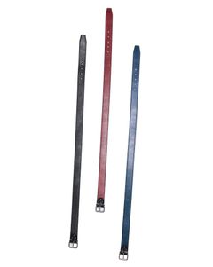 945-81TAC303-1 / レザーベルト (BLACK/BLACK, BLACK/BLUE, BLACK/RED)