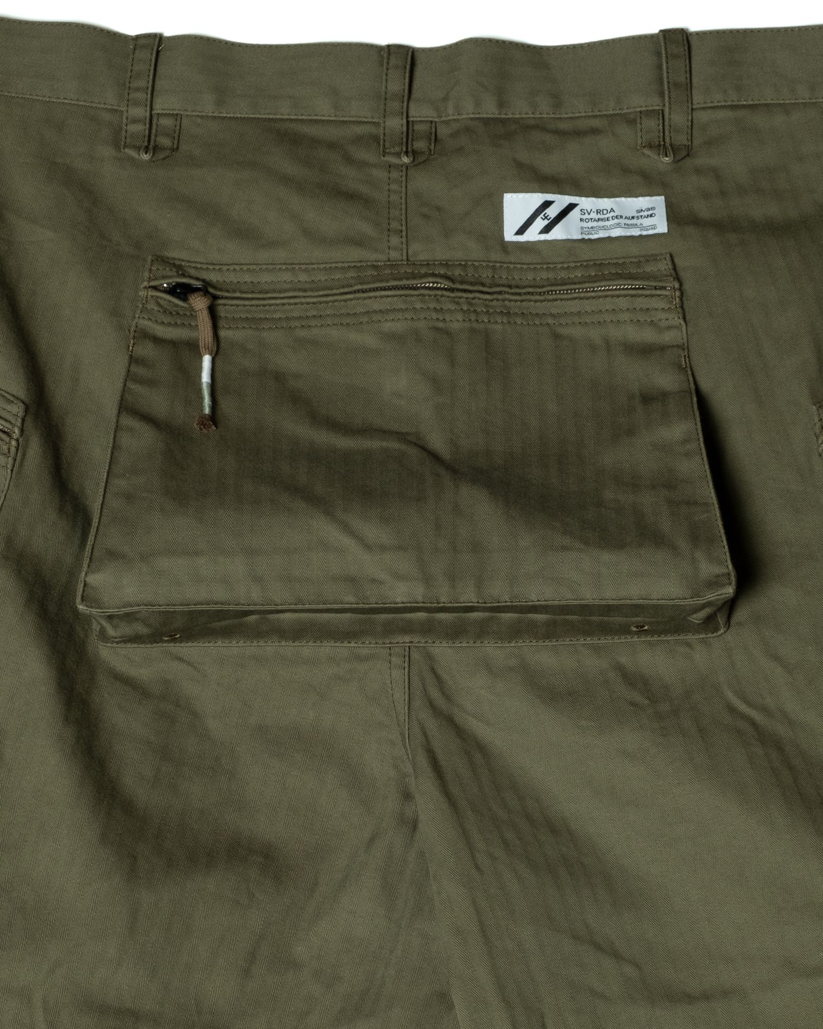 「予約商品」P-44 FRINGE SHORT PANTS / col: OD