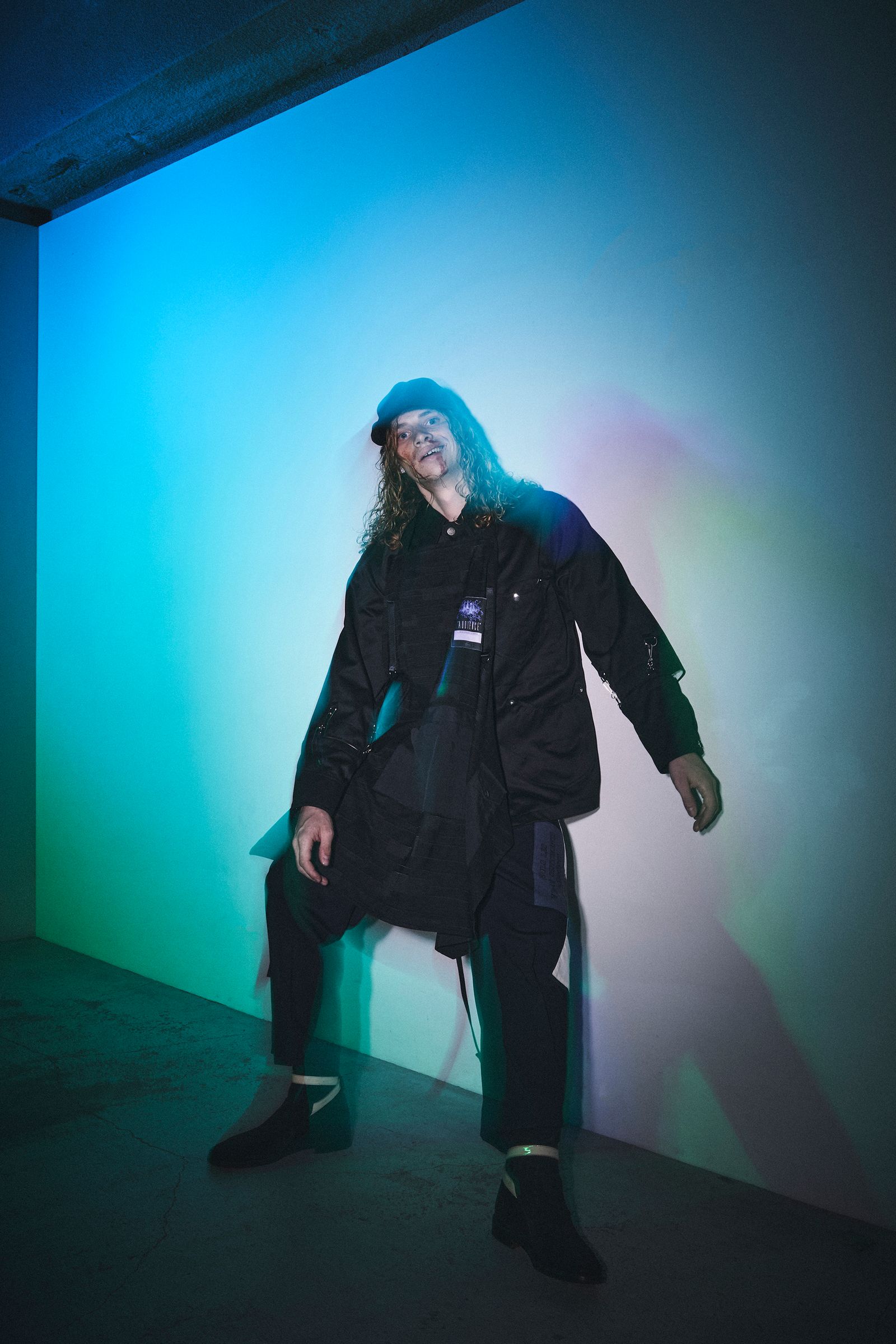 K.MARX FLIP TAPERED PANTS / テーパードパンツ (BLACK,NAVY)