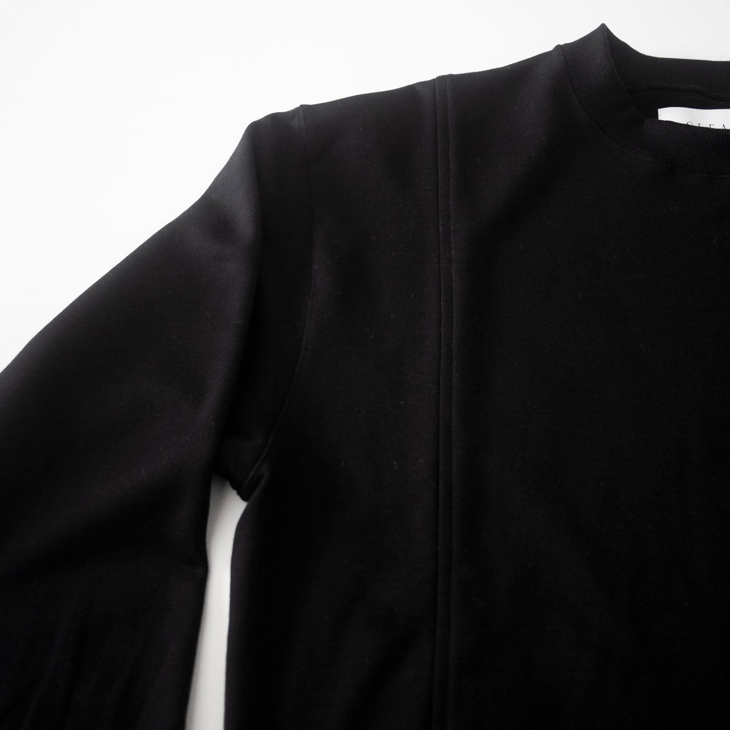 STAND NECK SWITCH SWEAT (BLACK)