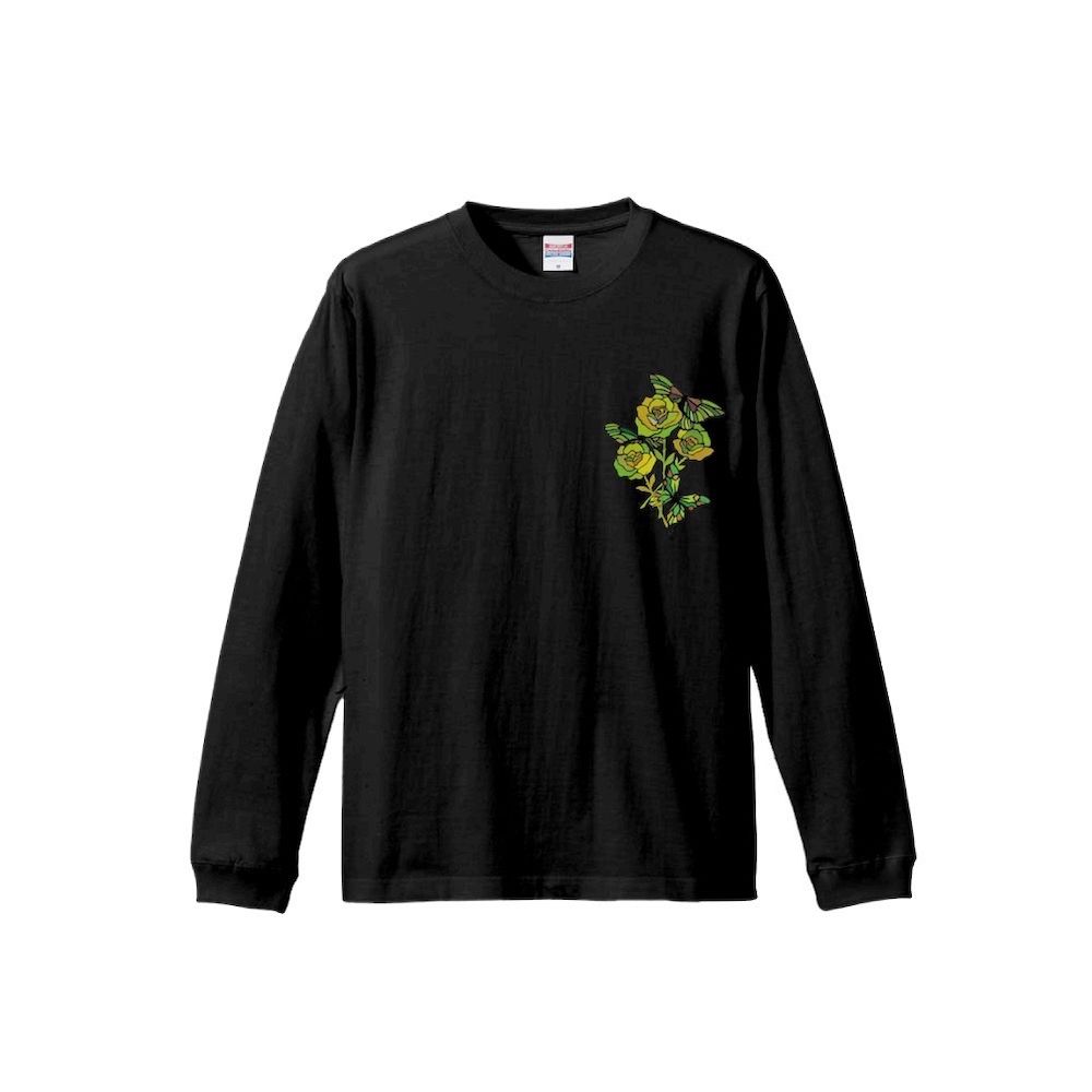 「予約商品」BROKEN SMILE  L/S T-shirts (BLACK)