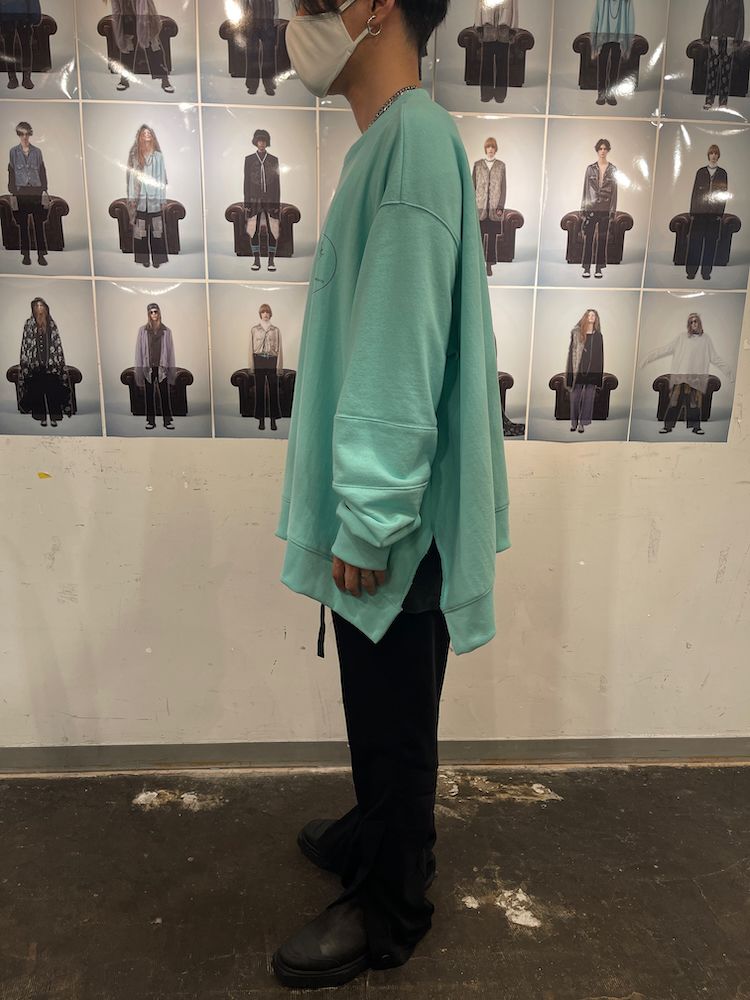 GHOST CLOTH SWEATSHIRT / スウェット (Black, Mintgreen)