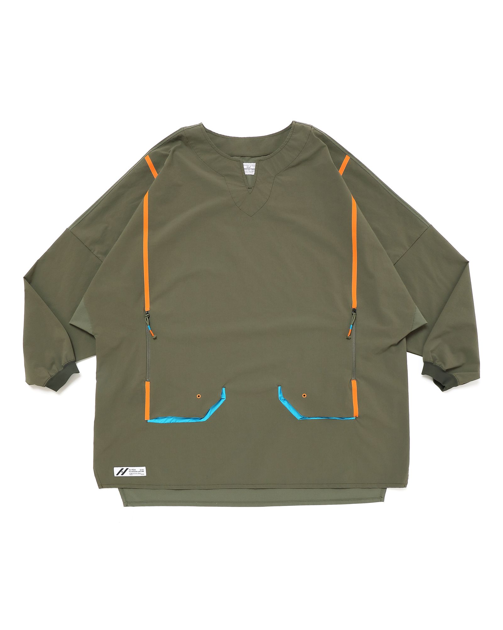 「予約商品」DOLMAN SEAM-LINE WIDE L-SLEEVE # c/KHAKI