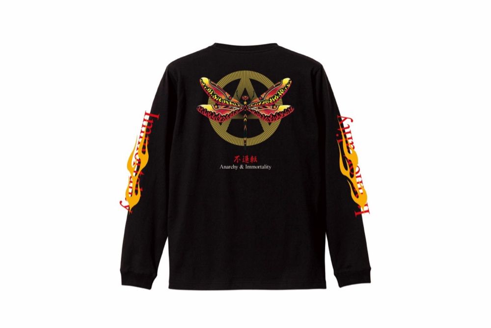 「予約商品」不退転 L/S T-shirts(BLACK)